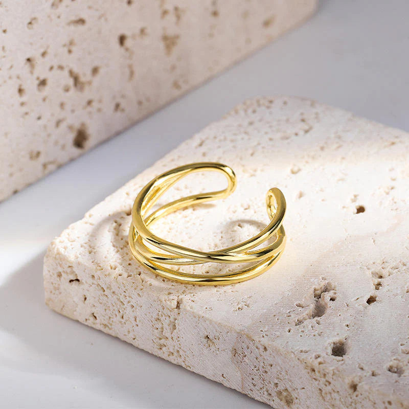 Sterling Silver Ring - Fine Gold Silver Plated Jewelry
