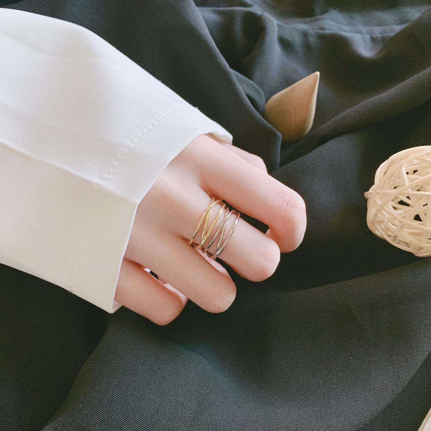 Sterling Silver Ring - Fine Gold Silver Plated Jewelry