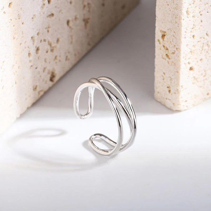 Sterling Silver Ring - Fine Gold Silver Plated Jewelry