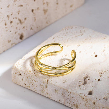 Sterling Silver Ring - Fine Gold Silver Plated Jewelry