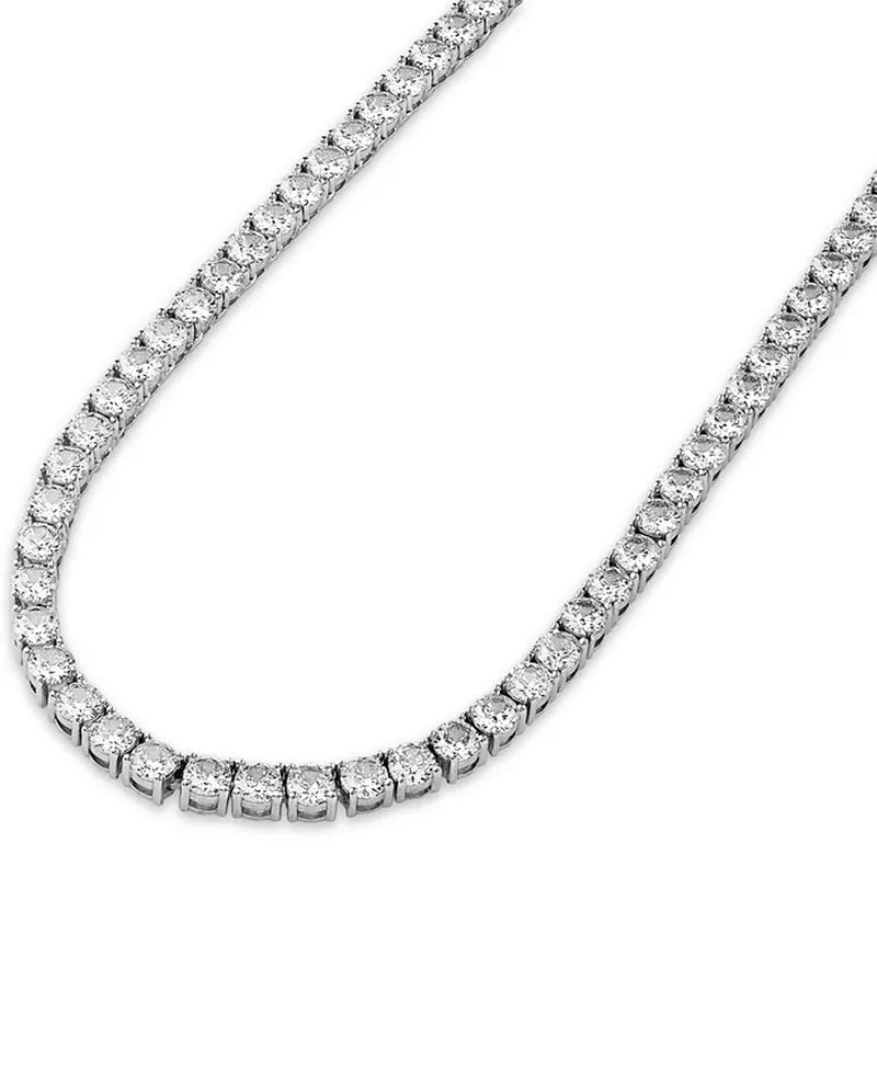 Cubic Zirconia Tennis Necklace 22" 