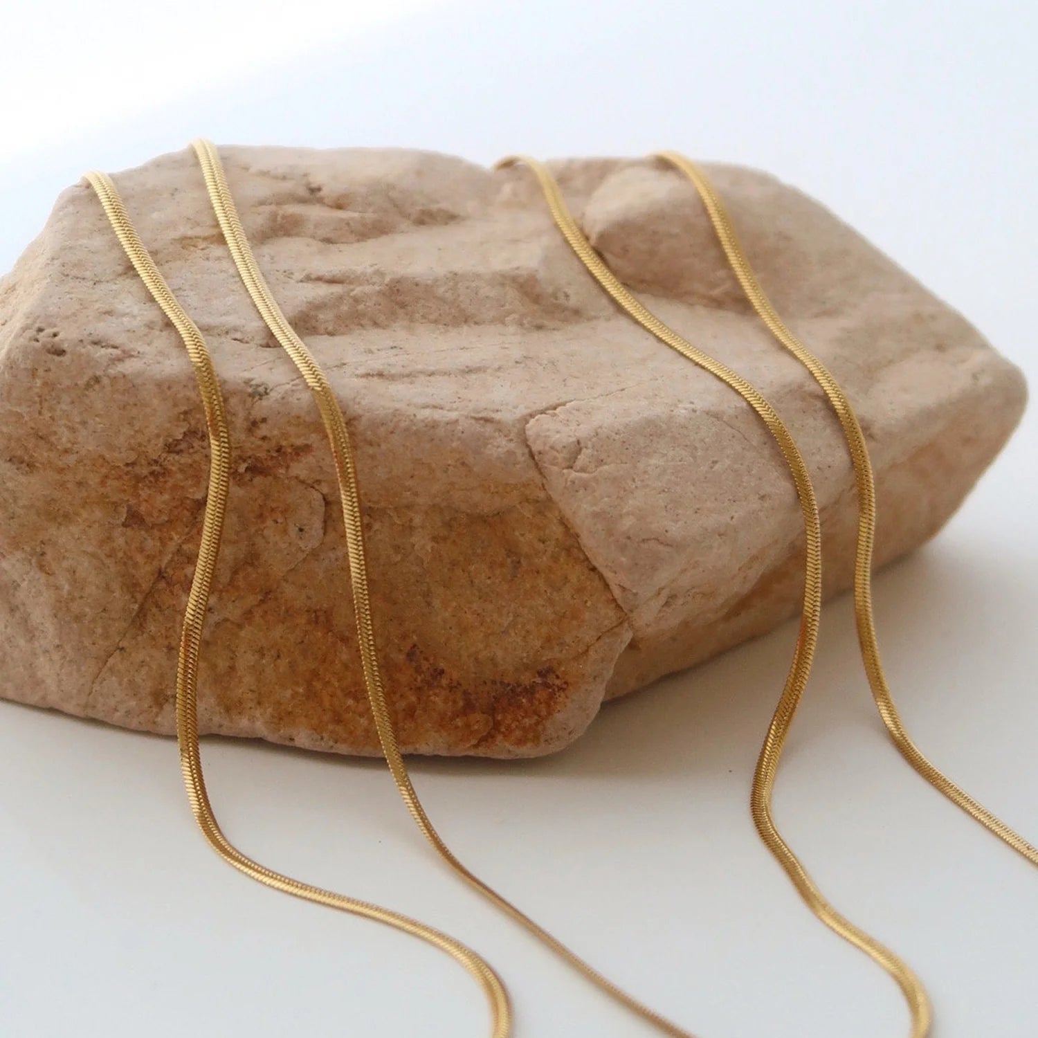 Layered Gold Plated Choker Necklace